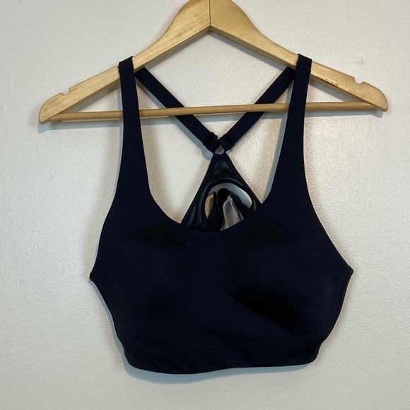 Athleta Advance Sports Bra Black 38B - Picture 2 of 7